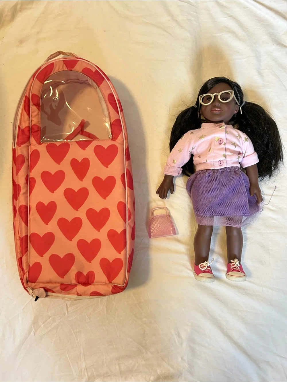 Our Generation (American Girl Doll size) doll and case